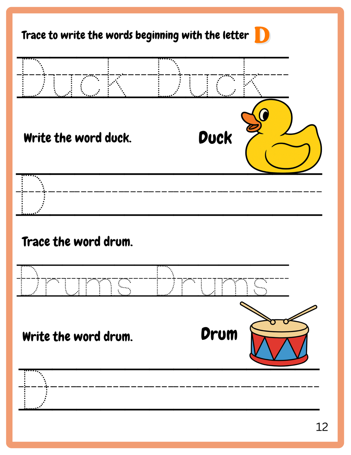 ABC Alphabet Tracing Worksheets for Kids | A–Z Learn to Write Workbook | Printable PDF