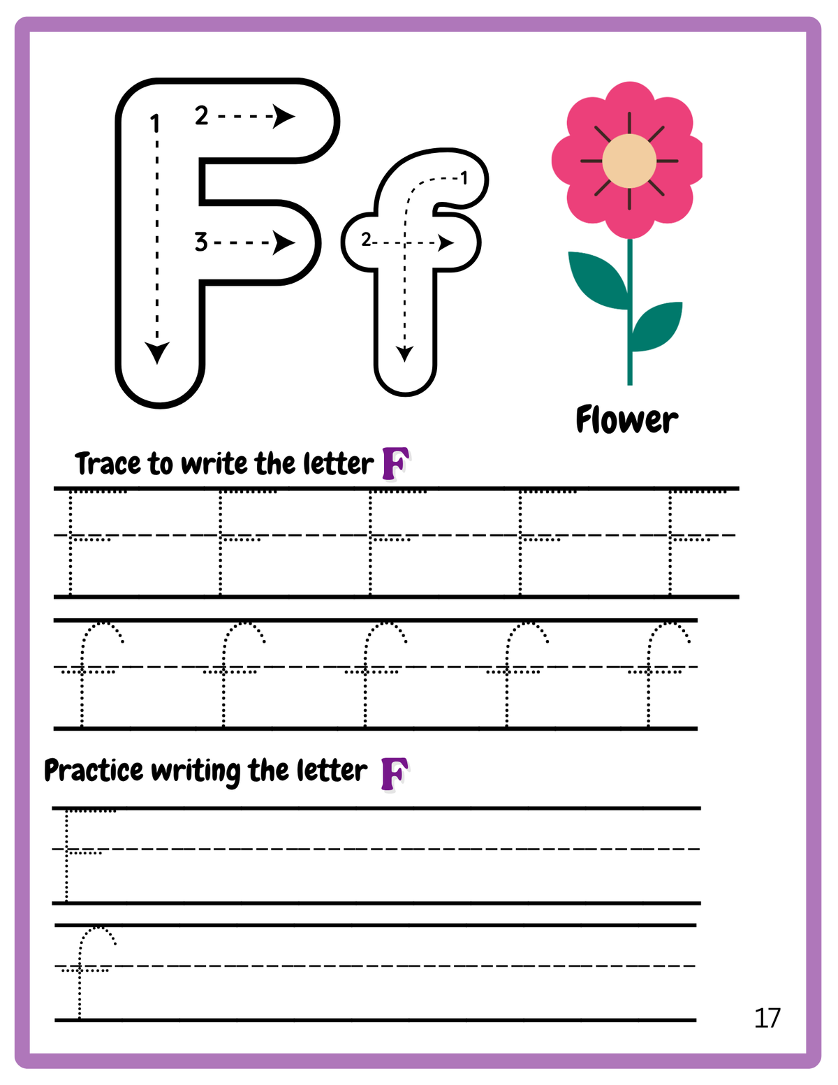 ABC Alphabet Tracing Worksheets for Kids | A–Z Learn to Write Workbook | Printable PDF