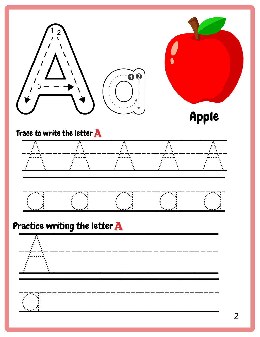Abc Continency Worksheet ABC Alphabet Tracing Worksheets for Kids | A–Z Learn to Write Workbook ...