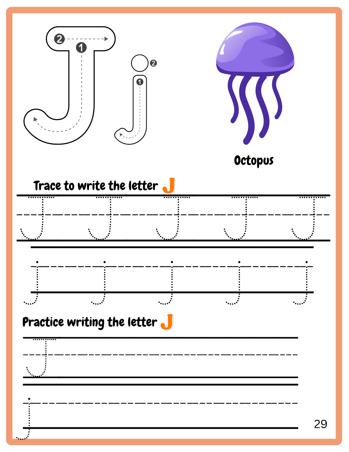 ABC Alphabet Tracing Worksheets for Kids | A–Z Learn to Write Workbook | Printable PDF