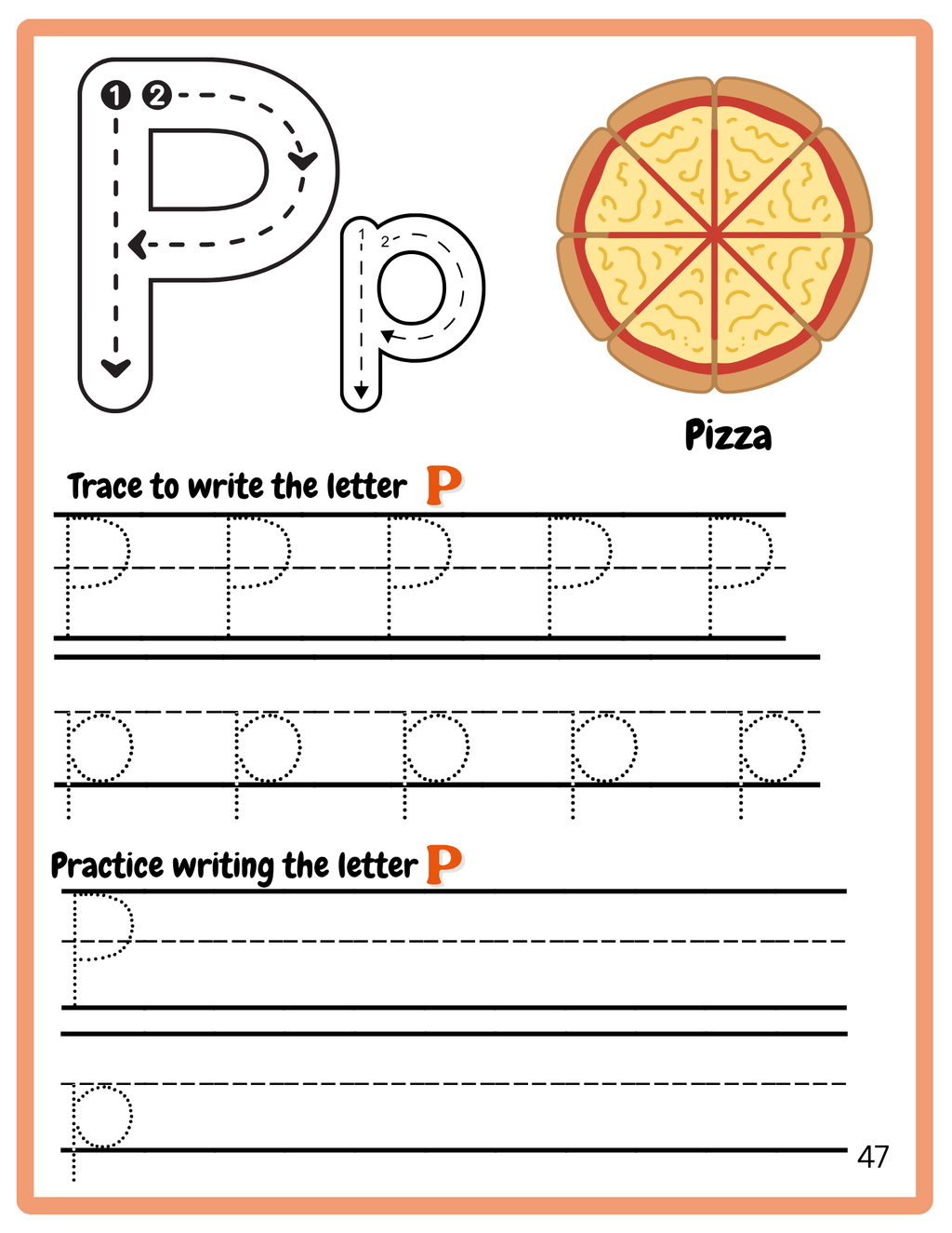 ABC Alphabet Tracing Worksheets for Kids | A–Z Learn to Write Workbook | Printable PDF