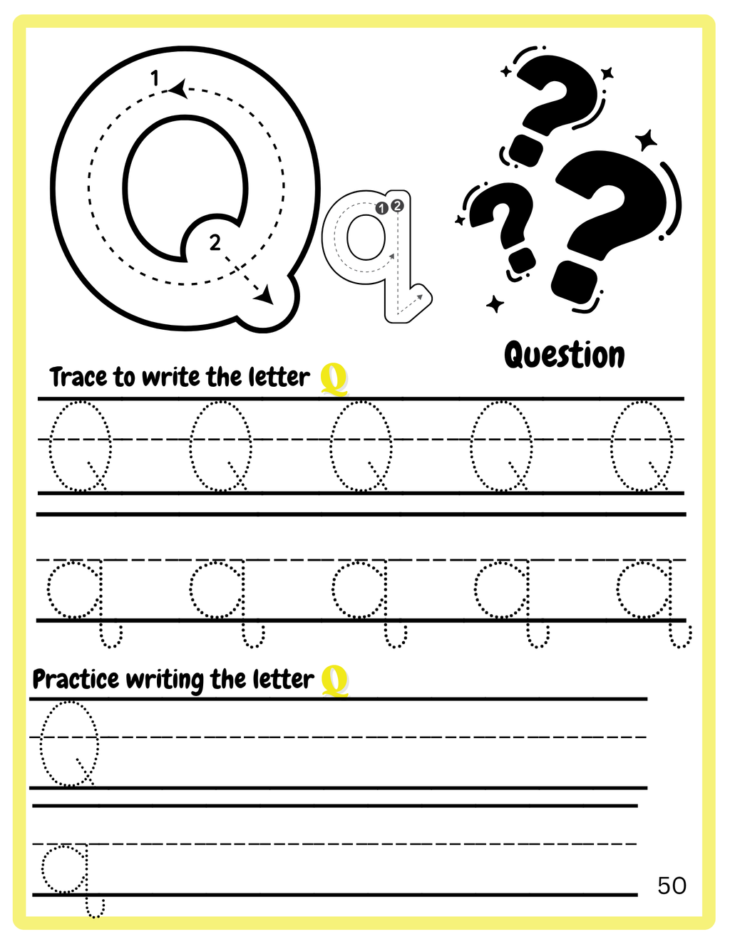 ABC Alphabet Tracing Worksheets for Kids | A–Z Learn to Write Workbook | Printable PDF