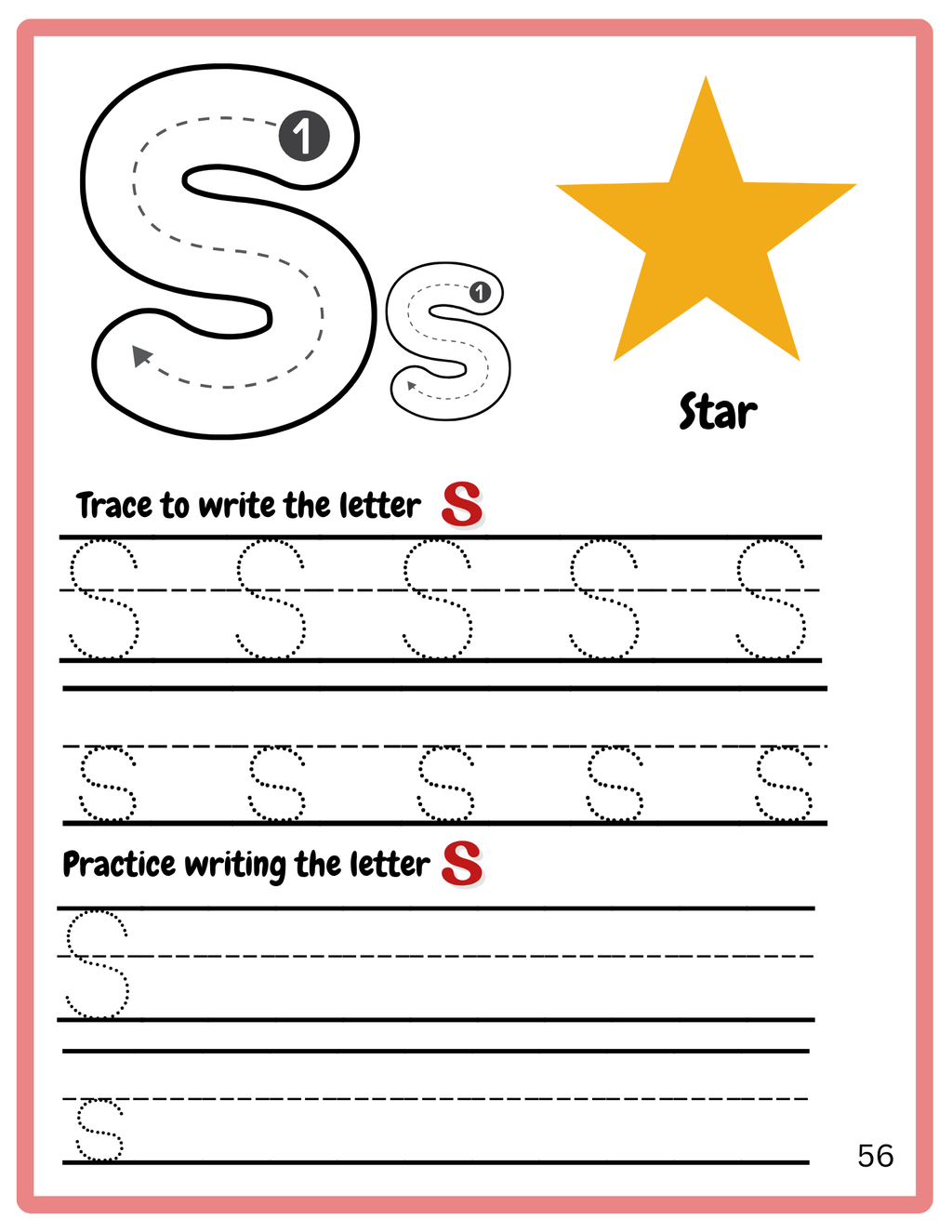 ABC Alphabet Tracing Worksheets for Kids | A–Z Learn to Write Workbook | Printable PDF