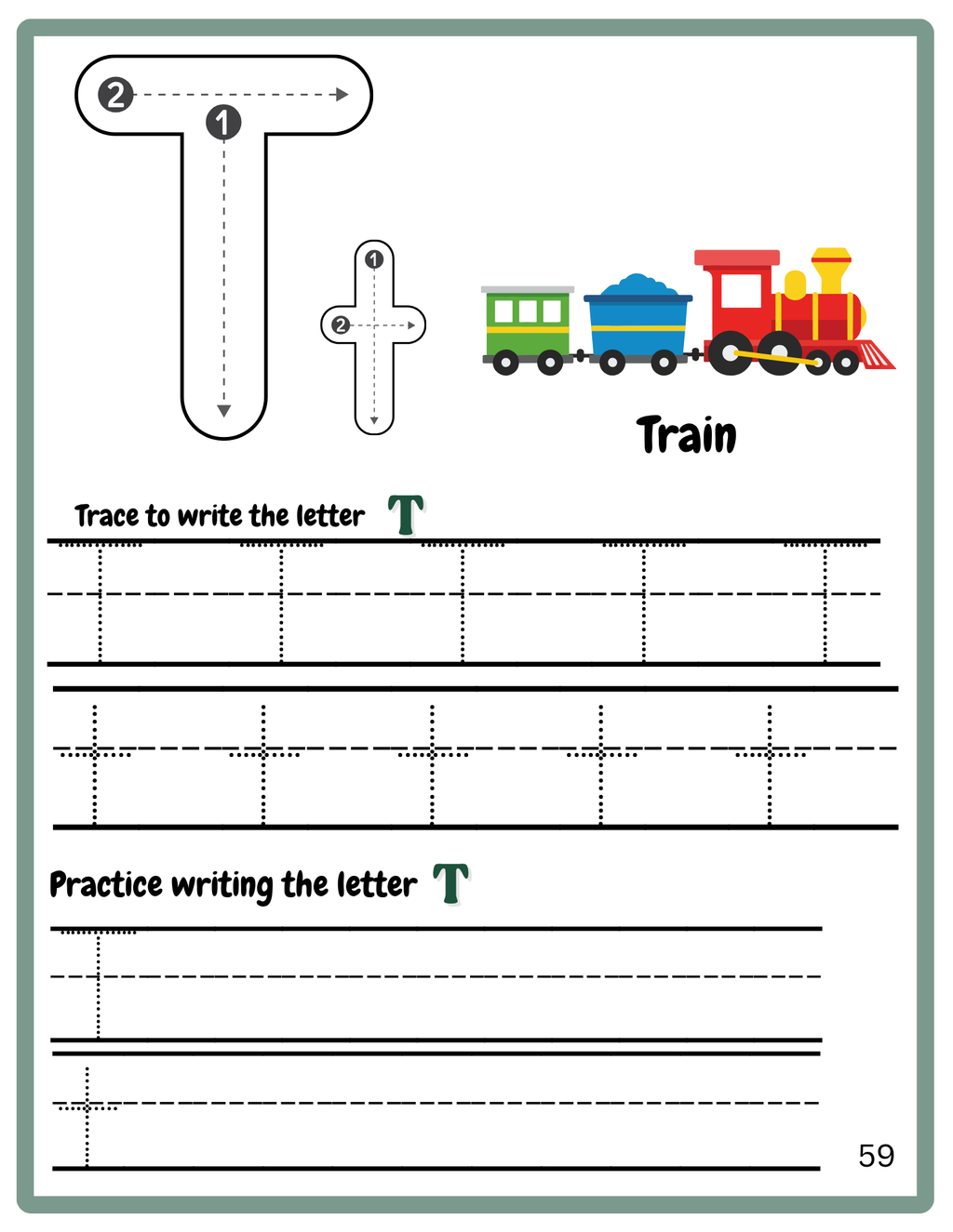ABC Alphabet Tracing Worksheets for Kids | A–Z Learn to Write Workbook | Printable PDF