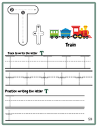 ABC Alphabet Tracing Worksheets for Kids | A–Z Learn to Write Workbook | Printable PDF