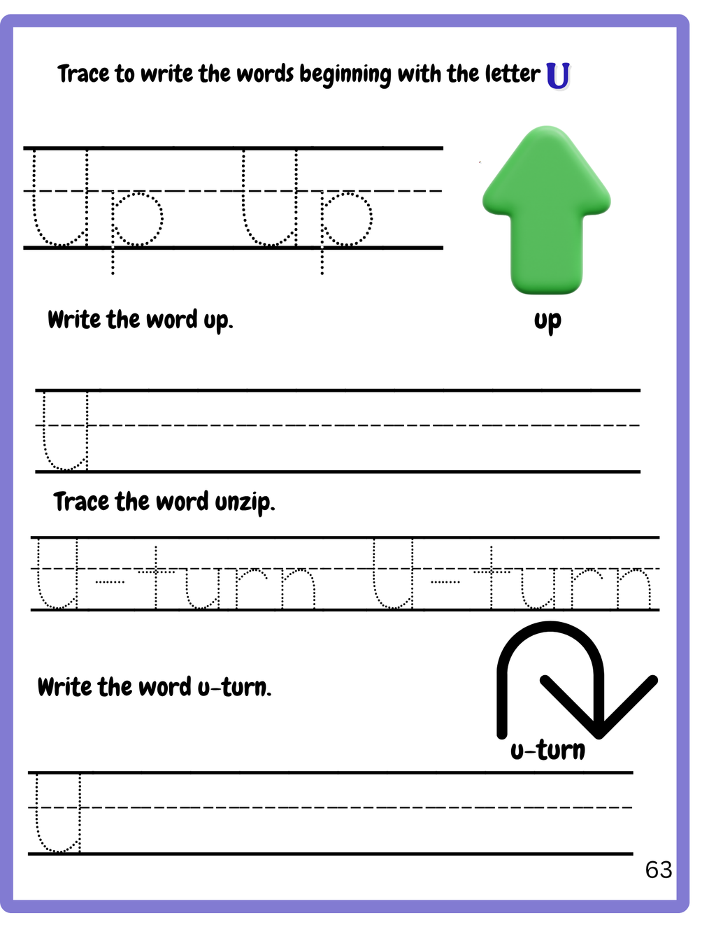 ABC Alphabet Tracing Worksheets for Kids | A–Z Learn to Write Workbook | Printable PDF