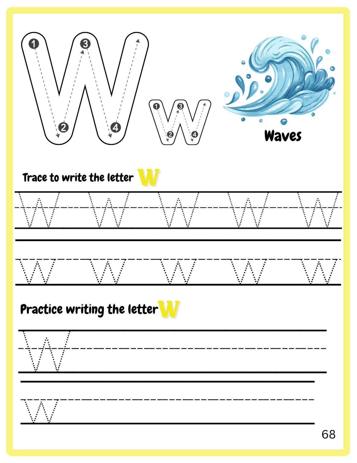 ABC Alphabet Tracing Worksheets for Kids | A–Z Learn to Write Workbook | Printable PDF