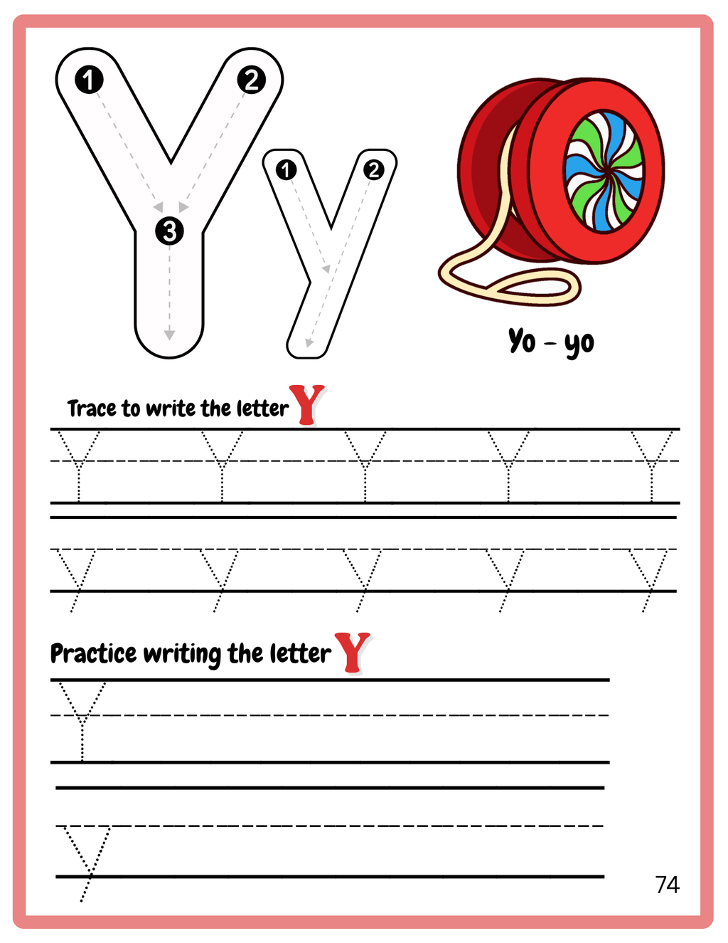ABC Alphabet Tracing Worksheets for Kids | A–Z Learn to Write Workbook | Printable PDF