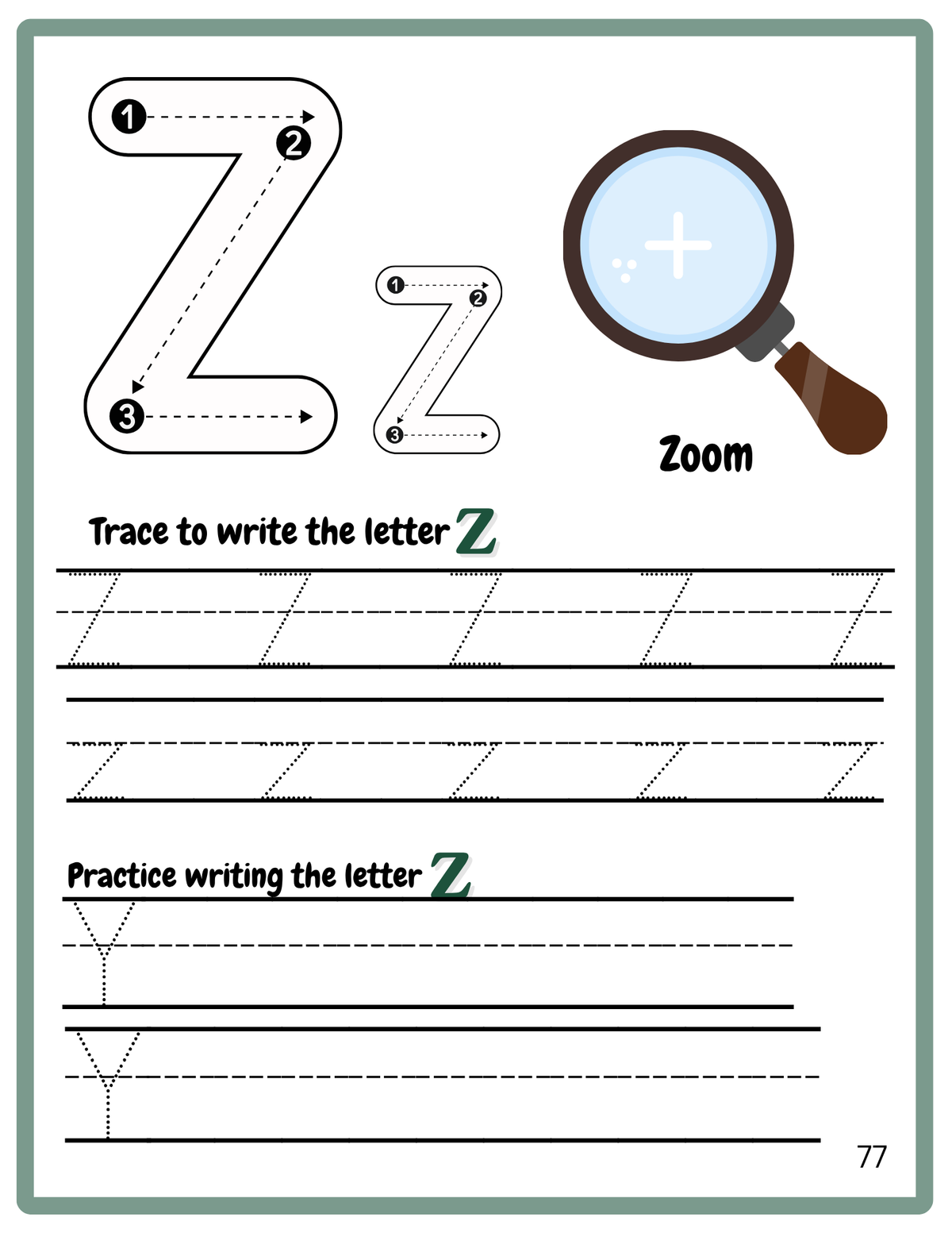 ABC Alphabet Tracing Worksheets for Kids | A–Z Learn to Write Workbook | Printable PDF